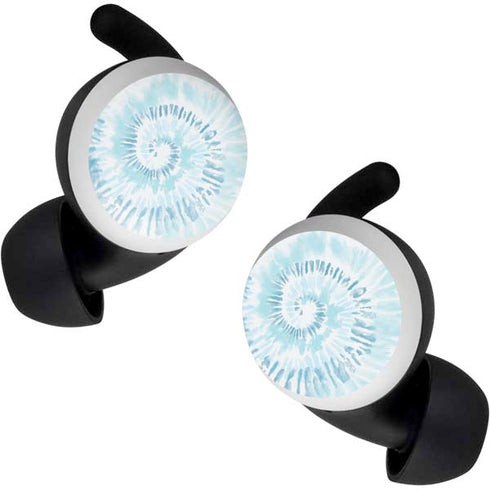 Blue and White Tie Dye Google Pixel Buds Skin